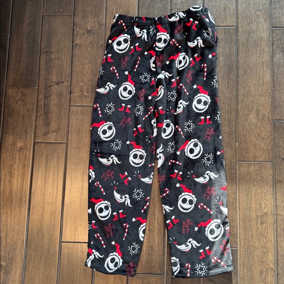 ❤️3/$30 Disney Nightmare Before Christmas Jack Skellington plush pajama pants - Picture 5 of 10